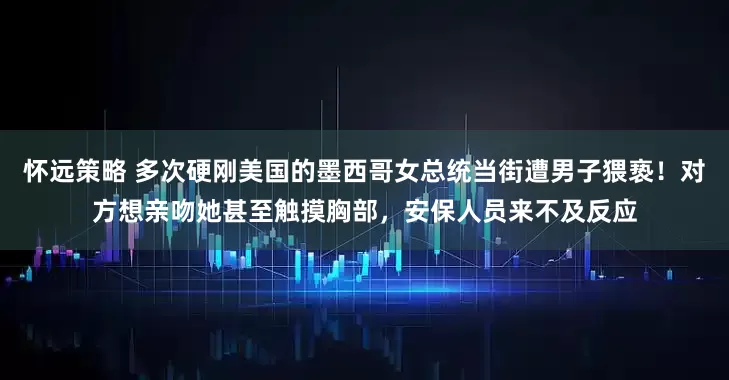 怀远策略 多次硬刚美国的墨西哥女总统当街遭男子猥亵！对方想亲吻她甚至触摸胸部，安保人员来不及反应