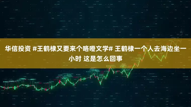 华信投资 #王鹤棣又要来个咯噔文学# 王鹤棣一个人去海边坐一小时 这是怎么回事